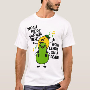 Lemon auf einer Birne, lustiger Meme Lemon auf ein T-Shirt