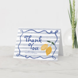 Lemon Baby Boy Dusche Danke