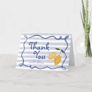 Lemon Baby Boy Dusche Danke