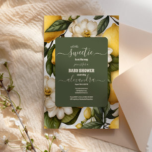 Lemon Baby Dusche Sunshine Lemonade Summer Citrus Einladung