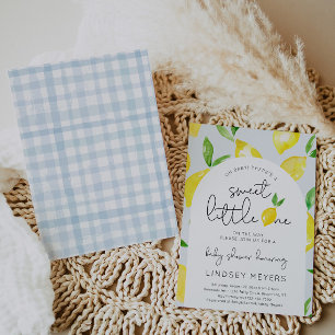 Lemon Baby Shower Einladung   Zitrusdusche
