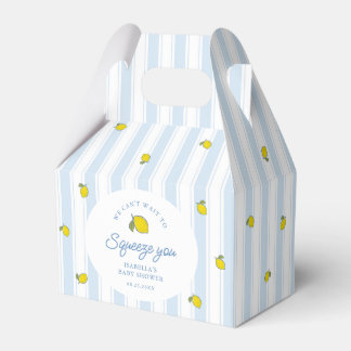 Lemon Baby Shower Geschlechtsneutral Geschenkschachtel