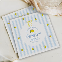 Lemon Baby Shower Geschlechtsneutral