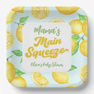 Lemon Baby Shower Pappteller