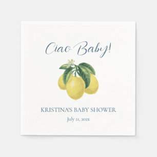 LEMON Baby Showpapier Napkin Serviette
