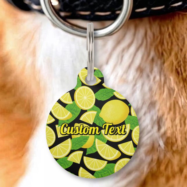 Lemon Background Haustiermarke (Von Creator hochgeladen)