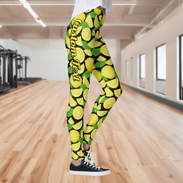 Lemon Background Leggings (Von Creator hochgeladen)