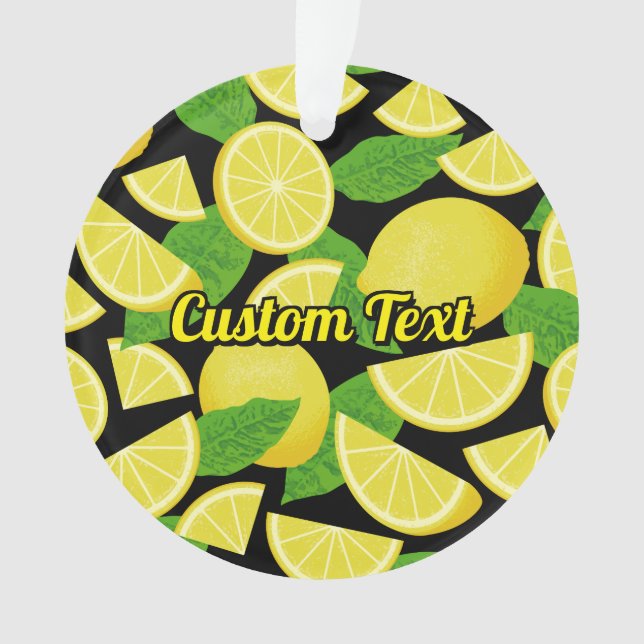 Lemon Background Ornament (Vorderseite)