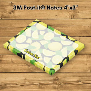 Lemon Background Post-it Klebezettel