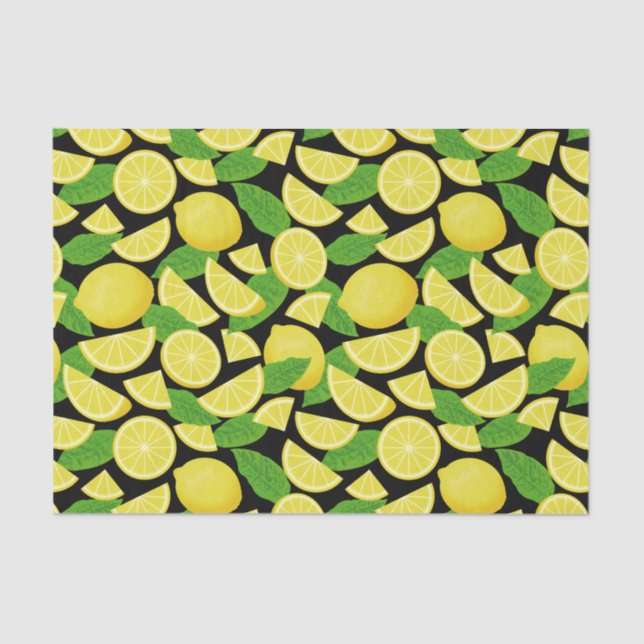 Lemon Background Seidenpapier (Vorderseite)