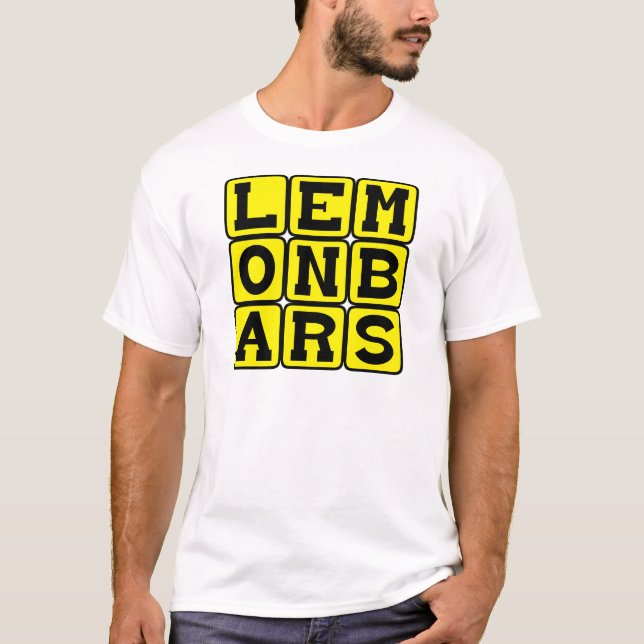 Lemon Bars, Art des Desserts T-Shirt (Vorderseite)