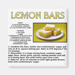 Lemon Bars Magnet