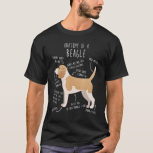 Lemon Beagle Hund Anatomie Niedlich Hunde Mama Hun T-Shirt