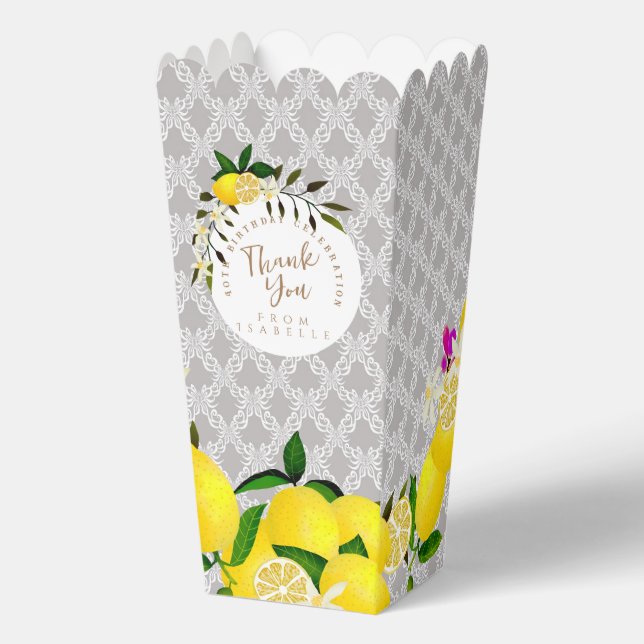 Lemon Birthday Geschenkschachtel (Vorderseite)