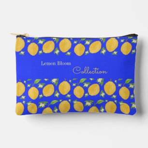 Lemon Bloom Kollektion gemustert blau Zubehörtasche
