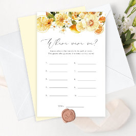 Lemon Bloral Wo waren wir Brautparty