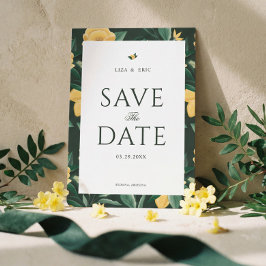 Lemon Blossom Blumenbaum Elegante Hochzeit Save The Date