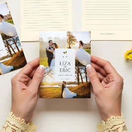 Lemon Blossom Blumenbaum Elegante Hochzeiten Fotos Dankeskarte