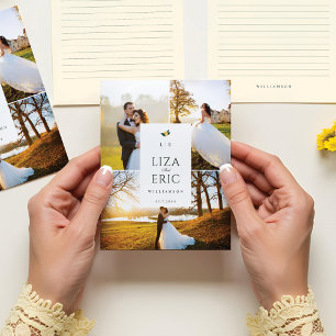 Lemon Blossom Blumenbaum Elegante Hochzeiten Fotos Dankeskarte