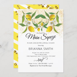 Lemon Blossom Magical Sand Brautparty Einladung