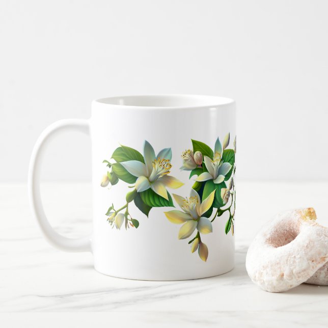 Lemon Blossoms Tasse (Mit Donut)