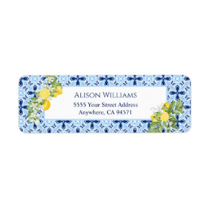 Lemon Blue Tile Greenerity Rücksendeadresse