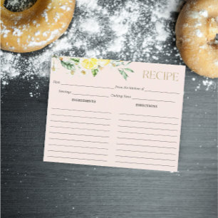 Lemon Blush Main Squeeze Brautparty Rezept Card