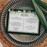 Lemon Border Emerald Green Wedding Details Begleitkarte<br><div class="desc">Dieses Design der Lemon Border Emerald Green Wedding Details Enclosure Card ist eine hervorragende Wahl, um eine elegante und schöne Ästhetik für Ihre Hochzeit oder andere besondere Anlass zu schaffen. Klassisches Weiß mit ausgeklügelter Schwarztypografie und schicken Kalligraphie-Sets, ein Ton des modernen und dennoch traditionellen Stils. Dunkelgrüne Ränder und Hintergründe fügen...</div>