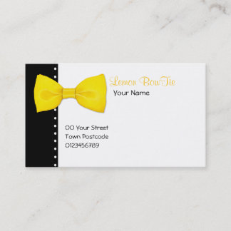 Lemon BowTie Business Card Visitenkarte