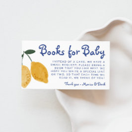 Lemon Boys Books for Baby Shooting Baby Library Begleitkarte