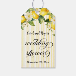 Lemon Branch Mediterranean Summer Polterabend Geschenkanhänger