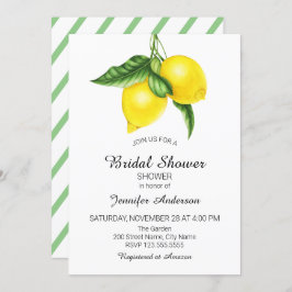 Lemon Brautparty Einladung