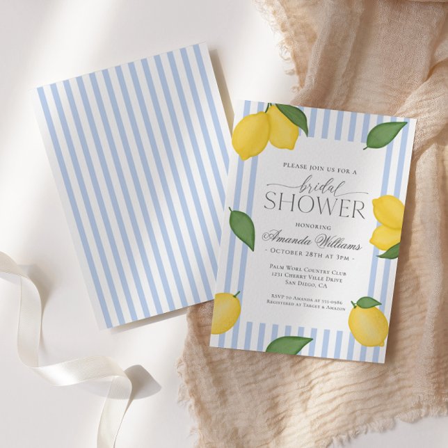 Lemon-Brautparty Einladung (Von Creator hochgeladen)