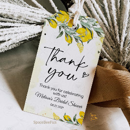 Lemon-Brautparty-Geschenketiketten Geschenkanhänger