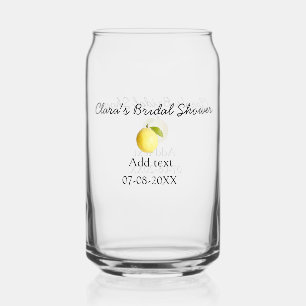 Lemon Brautparty modern schlicht und rustikal b Dosenglas