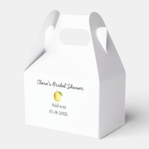 Lemon Brautparty modern schlicht und rustikal b Geschenkschachtel