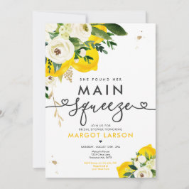 Lemon Brautparty sie fand ihren Hauptpresse Einladung