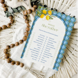 Lemon Brautparty würde eher eine Spielkarte Einladung