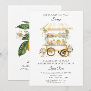 Lemon Bridal Dusche Einladung