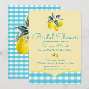 Lemon Bridal Dusche Einladungen
