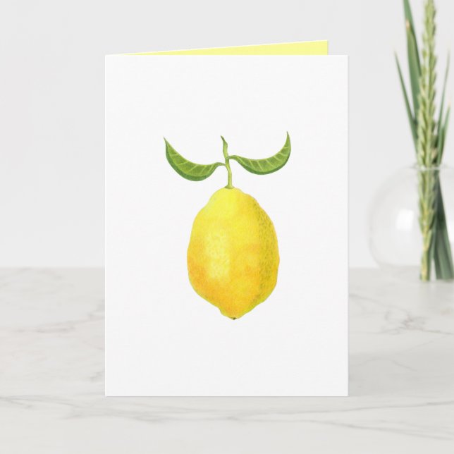Lemon Card Karte (Vorderseite)