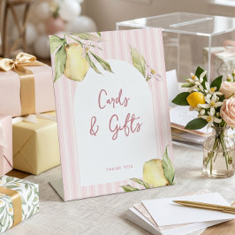 Lemon Cards & Gifts Brautparty-Tischschild Sockelschild