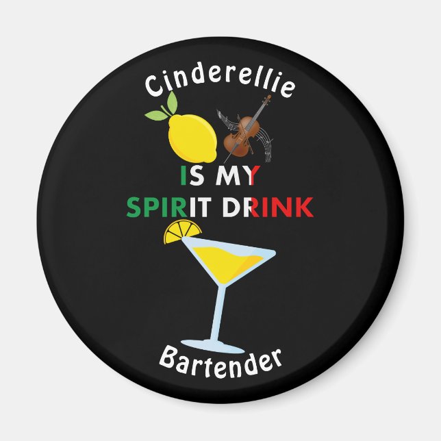 Lemon Cello Limoncello ist mein Spirit Drink Funny Magnet (Vorne)
