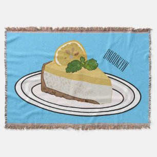 Lemon cheesecake Cartoon Illustration Decke