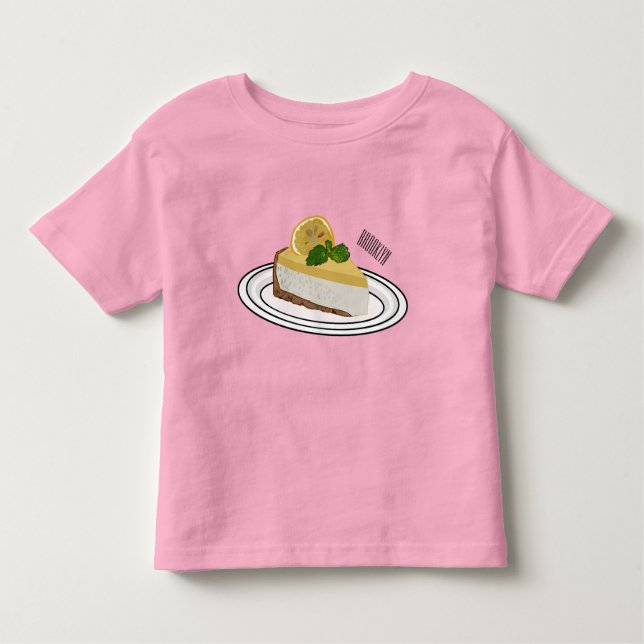 Lemon cheesecake Cartoon Illustration Kleinkind T-shirt (Vorderseite)