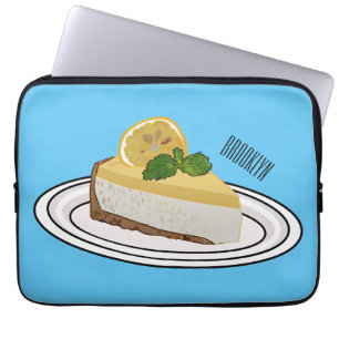 Lemon cheesecake Cartoon Illustration Laptopschutzhülle