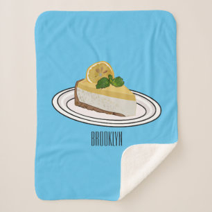 Lemon cheesecake Cartoon Illustration Sherpadecke