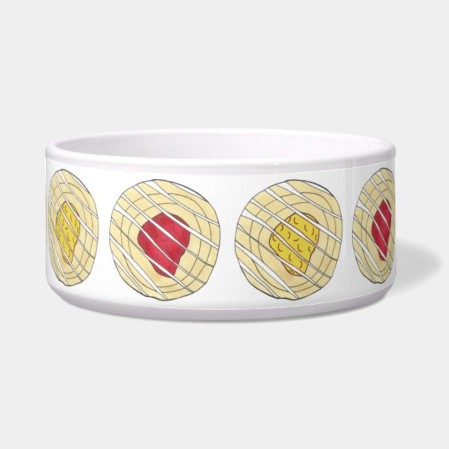 Lemon Cherry Danishs Frühstück süße Konditorei Napf (Vorderseite)