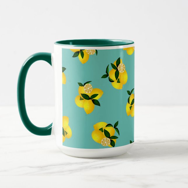Lemon Chic Aqua Tasse (Links)