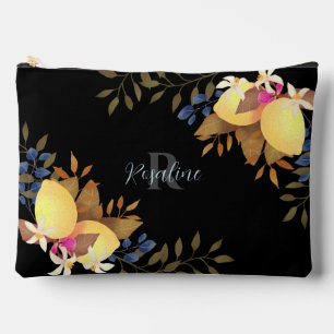 Lemon Chic Black Monogram Zubehörtasche
